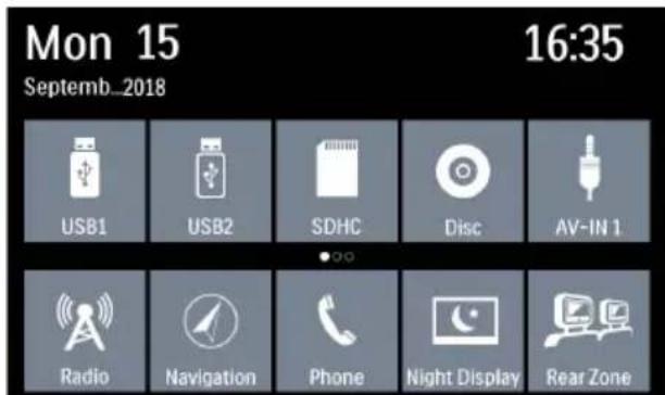 BLAUPUNKT Las Vegas 690 DAB - Hauptmenu - 1