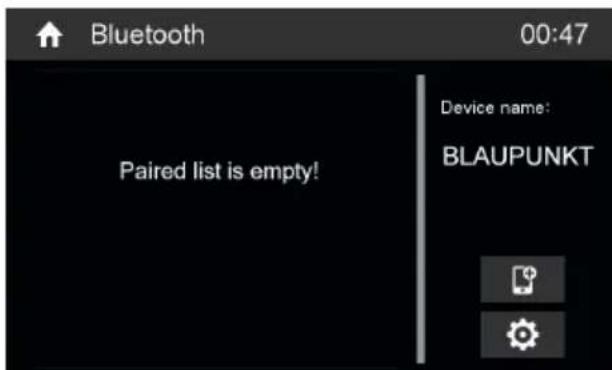 BLAUPUNKT Las Vegas 690 DAB - Aktywacja trybu Bluetooth - 1