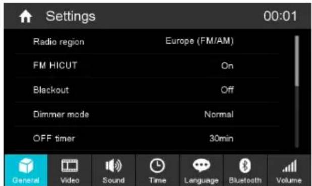 BLAUPUNKT Las Vegas 690 DAB - Basic settings - 1