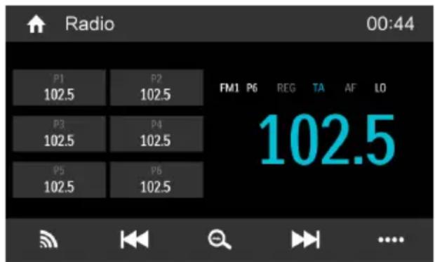 BLAUPUNKT Las Vegas 690 DAB - Démarrer le mode radio - 1