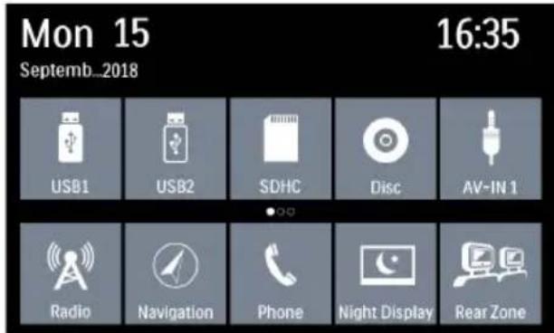 BLAUPUNKT Las Vegas 690 DAB - Main menu(Home) - 1