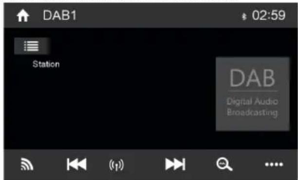 BLAUPUNKT Las Vegas 690 DAB - Přechod do režimu DAB - 1