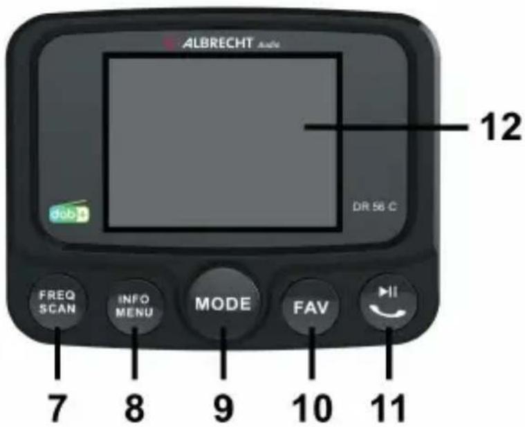 ALBRECHT DR 56 C - Controls and connections - 2
