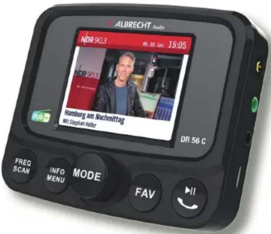 ALBRECHT DR 56 C - Adaptateur d'autoradio DAB+ - 1