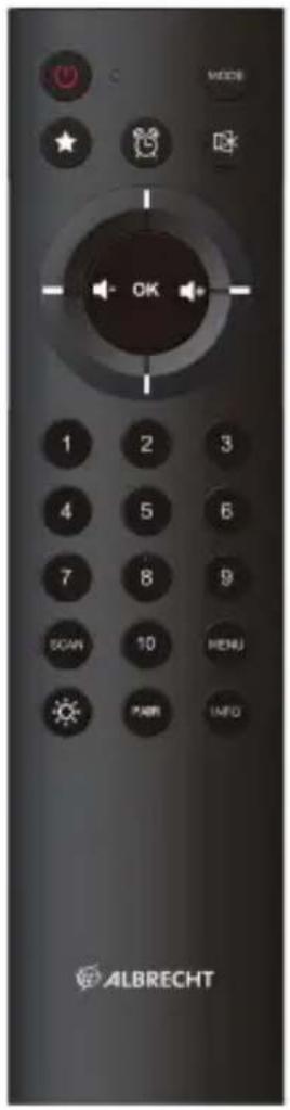 ALBRECHT DR 50 B - Telecommande - 1