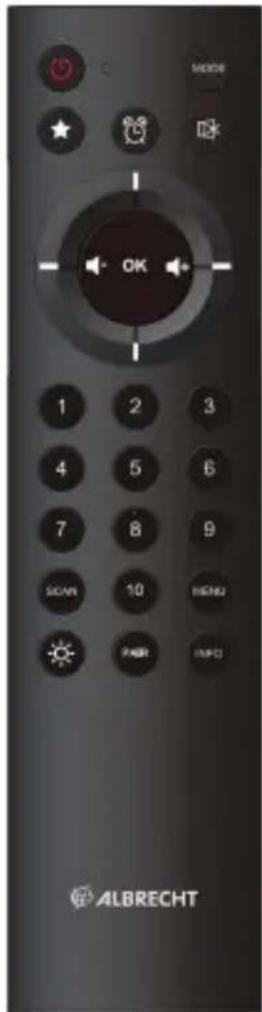 ALBRECHT DR 50 B - Fernbedienung - 1