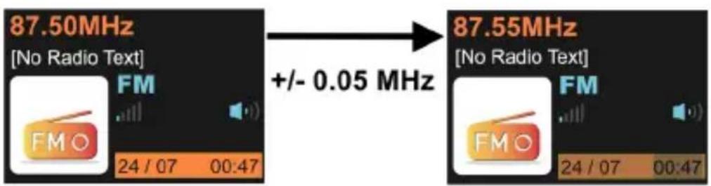 ALBRECHT DR 53 - Setting the FM frequency manually - 1