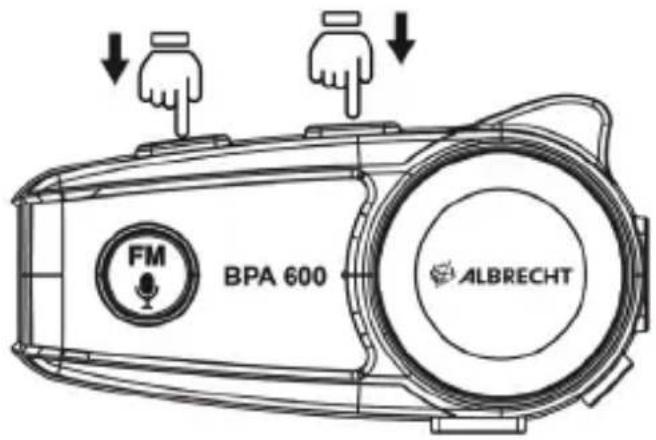 ALBRECHT BPA 600 - Checking the battery status - 1
