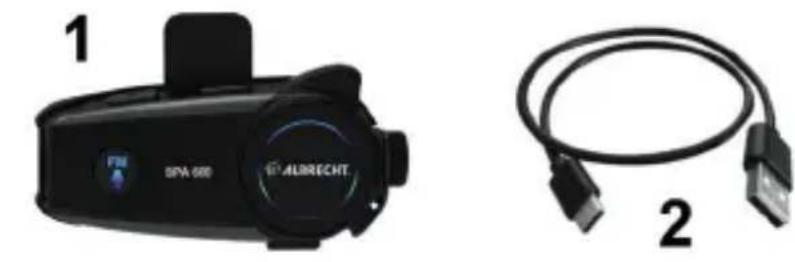 ALBRECHT BPA 600 - Contenu du paquet - 1