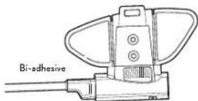 MIDLAND BTX1 Pro S - Plate with bi-adhesive strip - 1