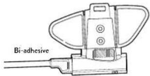 MIDLAND BTX2 Pro S - Plate with bi-adhesive strip - 1