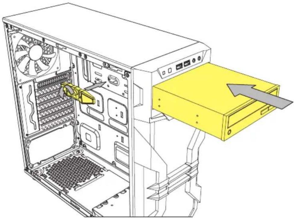 Sharkoon VG7W RGB - 5.25" Device Installation - 2