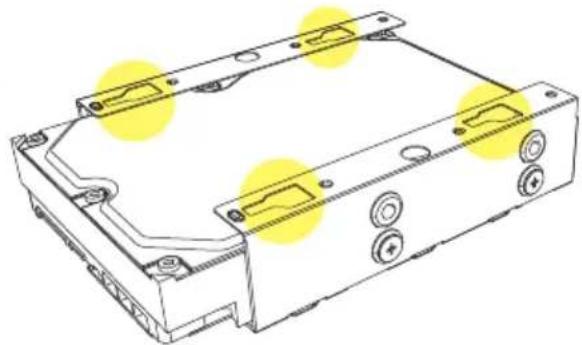 Sharkoon VG6W RGB - 3.5" HDD Installation - 5