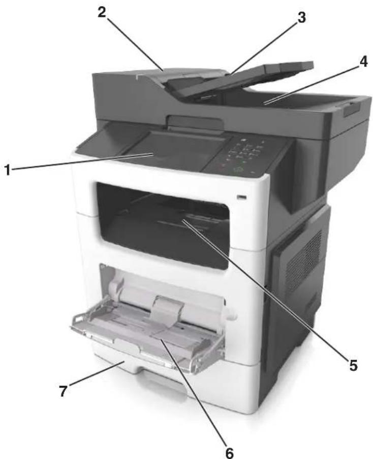 LEXMARK MX610 - Modèle de base - 1