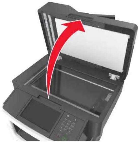 LEXMARK MX610 - Nettoyage de la vitre du scanner - 1