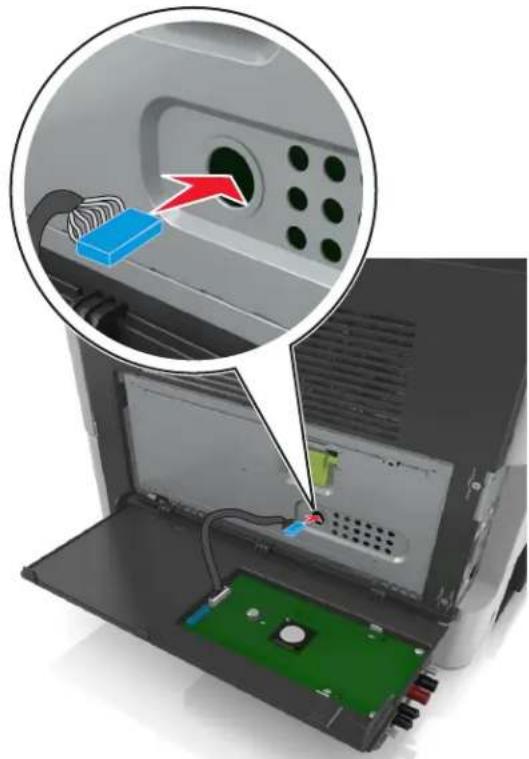 LEXMARK MX610 - Installation d'un port Internal Solutions Port - 12