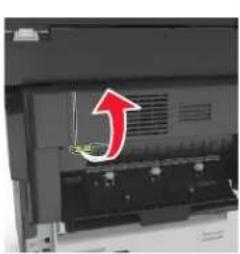 LEXMARK MX610 - Bourrage papier dans la porte arrière de l'unité de finition - 3