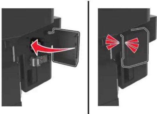 LEXMARK MX610 - Remplacement de la cartouche d'agrafes - 7
