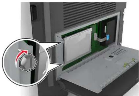 LEXMARK MX610 - Installation d'un disque dur sur l'imprimante - 5