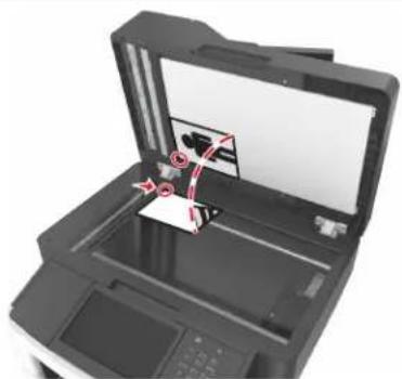 LEXMARK MX610 - Utilisation du DAA et de la vitre du scanner - 2