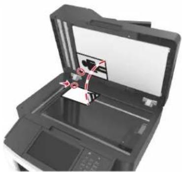 LEXMARK MX610 - Dispositif d'alimentation automatique (DAA) Vitre du scanner - 2
