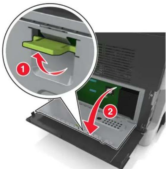 LEXMARK MX610 - Accès à la carte contrôleur - 3