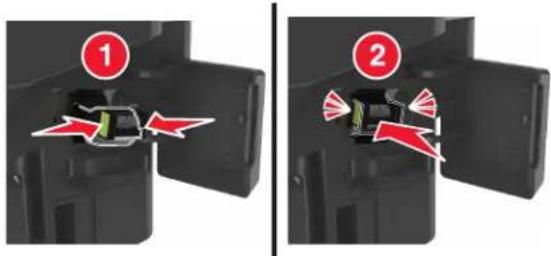 LEXMARK MX610 - Remplacement de la cartouche d'agrafes - 6