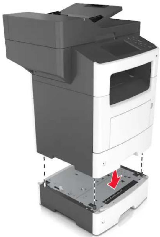 LEXMARK MX610 - Installation des tiroirs en option - 3