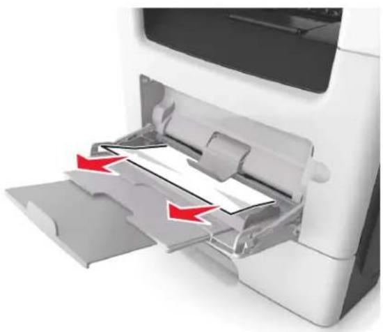 LEXMARK MX610 - Bourrage papier dans le chargeur multifonction - 1