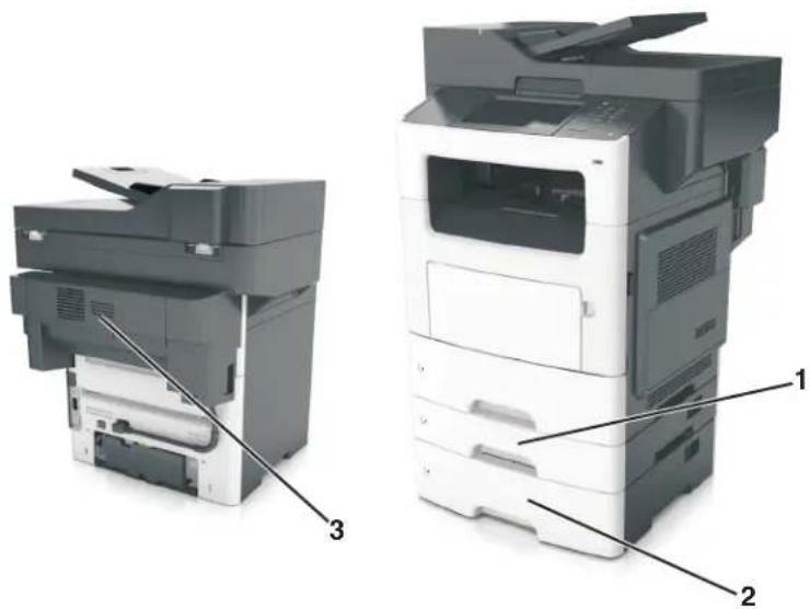 LEXMARK MX610 - Modèle configuré - 1