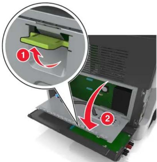 LEXMARK MX610 - Installation d'un port Internal Solutions Port - 13