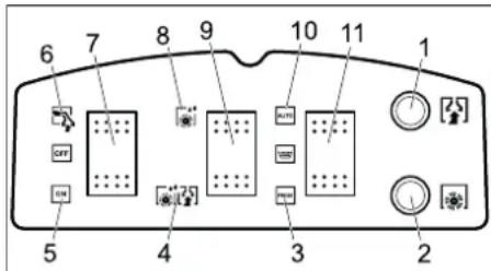 Kärcher BRC 4545 C - Kumanda alani - 1