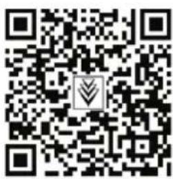 QR code image with a central logo, likely linking to a digital resource or website.