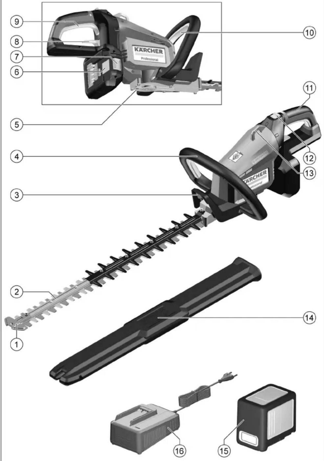 KARCHER Professional 1 2 3 4 5 6 7 8 9 10 11 12 13 14 15 16