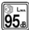 Kärcher LM 53036 Bp - Simboli riportati sull'apparecchio - 9