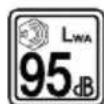 Kärcher LM 53036 Bp - Symboler på maskinen - 9