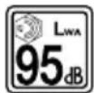 Kärcher LM 53036 Bp - Symbolen op het apparaat - 9