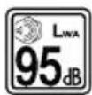Kärcher LM 53036 Bp - Seadmel olevad sümbolid - 9