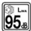 Kärcher LM 53036 Bp - Símbolos no aparelho - 9
