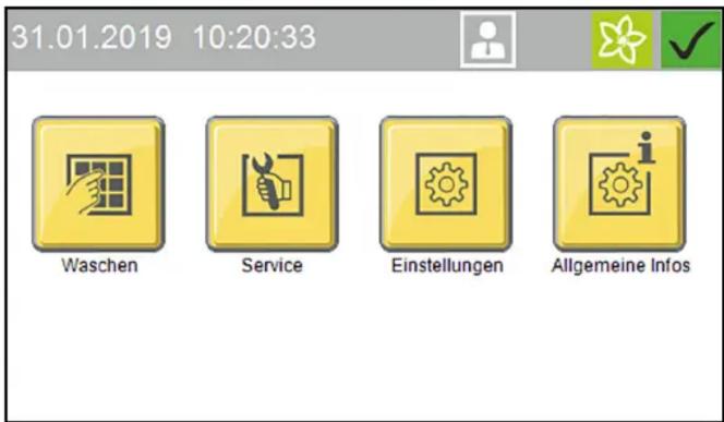 Kärcher CWB 3 - Programm am Display starten - 1