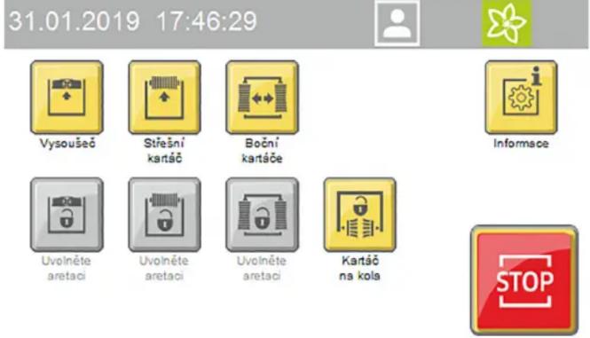 Kärcher CWB 3 - Pri bežićim mycim programu lze na displeji provestre následujćí ručné fungce: - 1