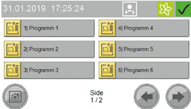 Kärcher CWB 3 - Start the program on the display - 2