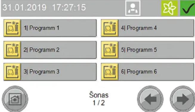 Kärcher CWB 3 - Programos paleistis ekrane - 2