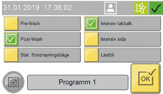 Kärcher CWB 3 - Startaprogrammetpàdisplayen - 6