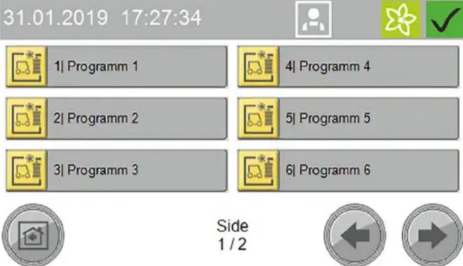 Kärcher CWB 3 - Starteprogrammetpàdisplayet - 2