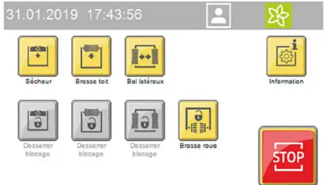 Kärcher CWB 3 - Démarrer le programme sur l'écran - 5