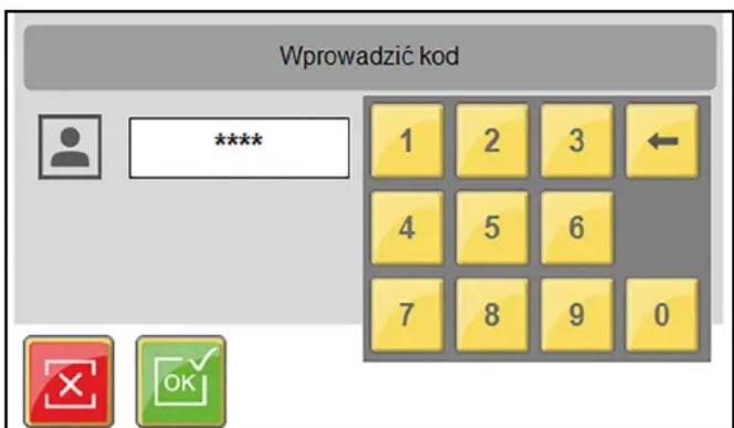 Kärcher CWB 3 - Logowanie uzytkownika na wyświetlaczu - 2