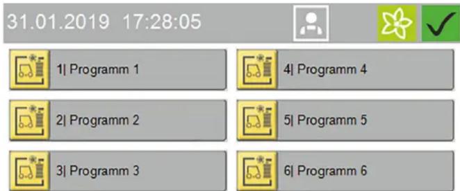 Kärcher CWB 3 - Zagon programa nazaslonu - 2