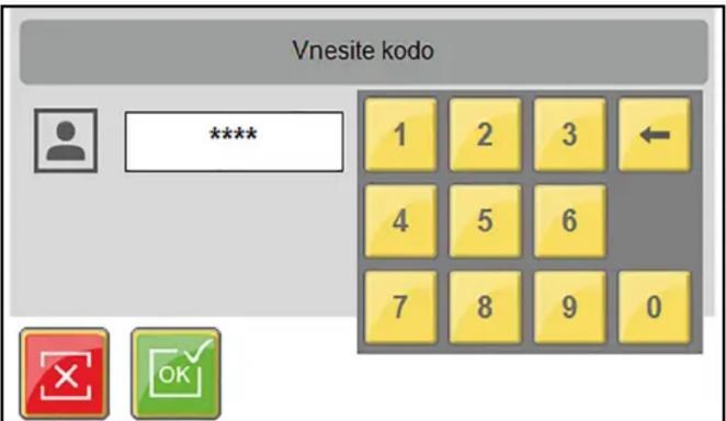 Kärcher CWB 3 - Prijava uporabnika na zaslonu - 2
