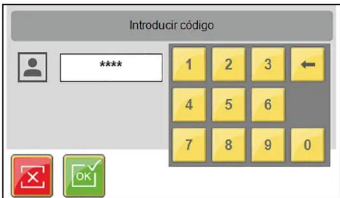 Kärcher CWB 3 - Inicio de sesión de usuario en la pantalla - 2